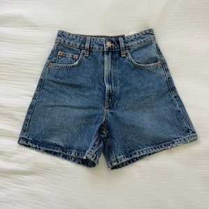 NWT Zara High Rise Denim Shorts